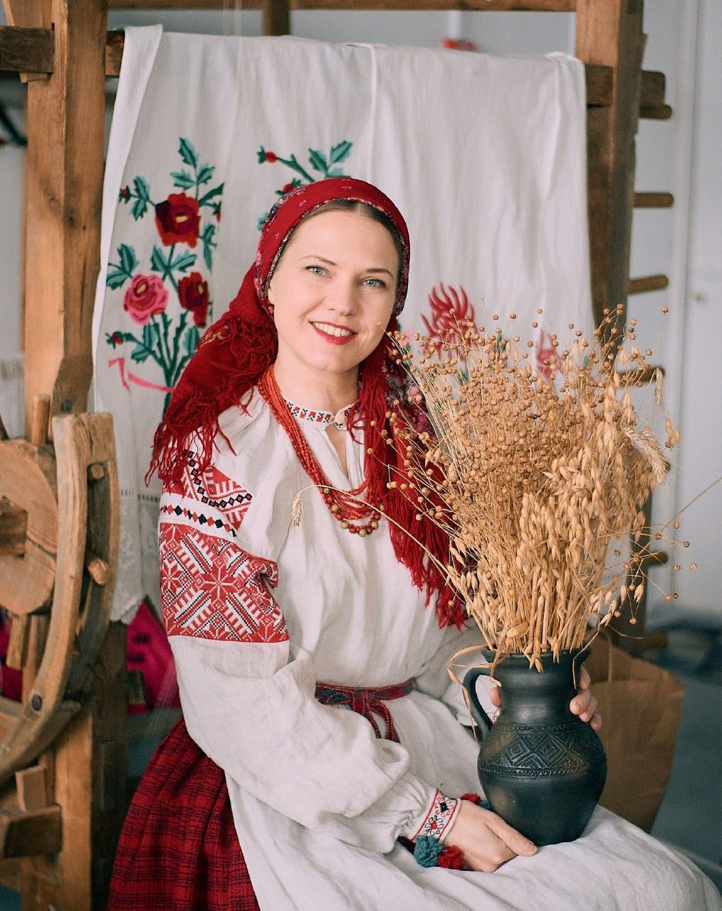 Women in Slavic costumes in Chifeng