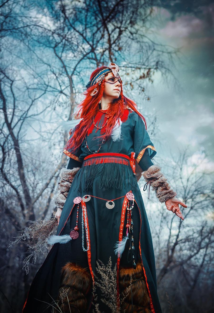 Girls in Slavic costumes underwear in Chifeng