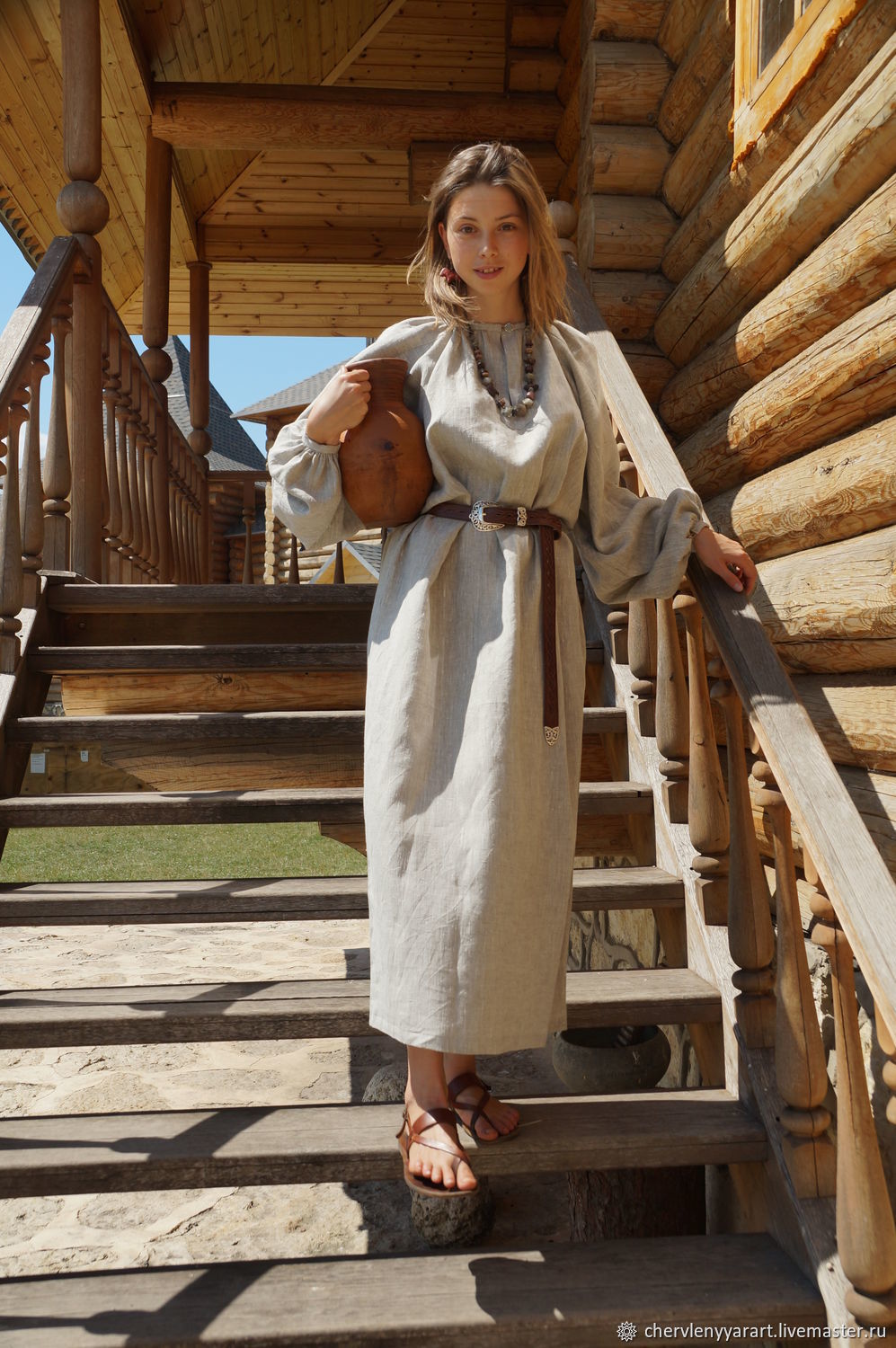 Girls in Slavic costumes in Chifeng