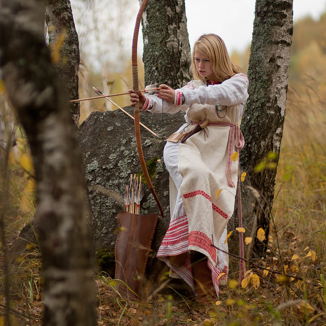 Sexy photo Girls in Slavic costumes in Chifeng